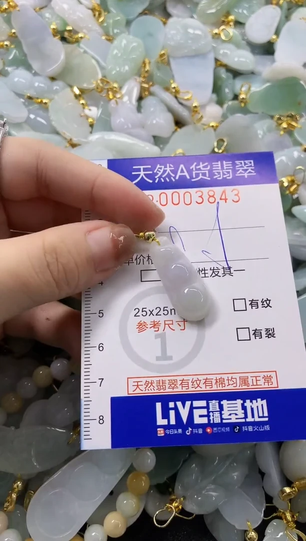 颈饰未镶嵌翡翠天然A货翡翠