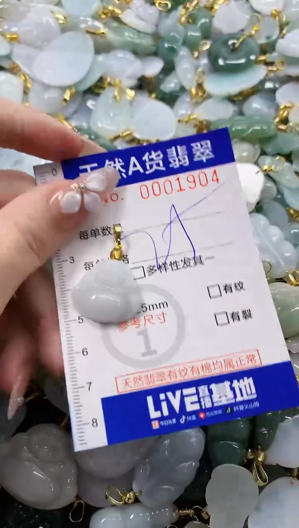 颈饰未镶嵌翡翠天然A货翡翠