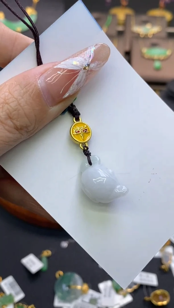 【闪购商品】翡翠颈饰未镶嵌多样性发其一净货11974