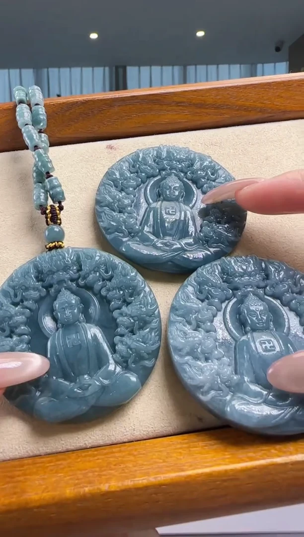 【闪购商品】翡翠未镶嵌吊坠(赠链)多样性发其一YJ@@60B7J03757
