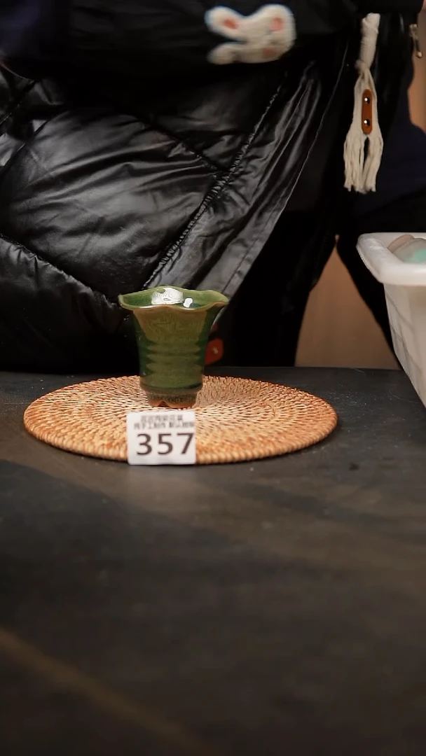 【闪购商品】瓷片357泥泥手工花盆口6高7