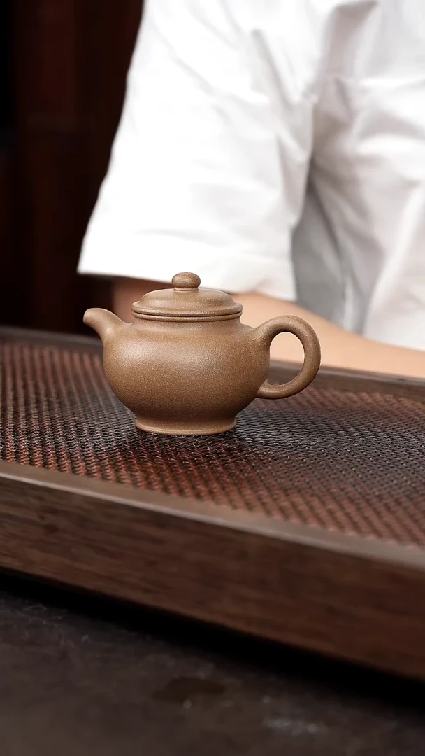 茶壶紫砂芝麻绿掇只