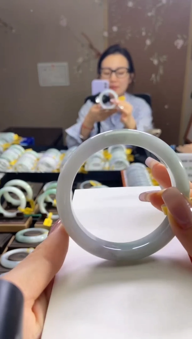 未镶嵌手镯翡翠影*58圈口t