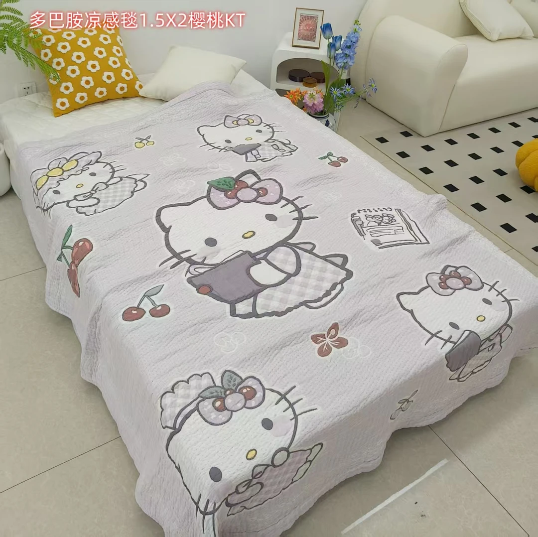 【樱桃KT】150*200cm多巴胺凉感毯亲肤可爱卡通柔软
