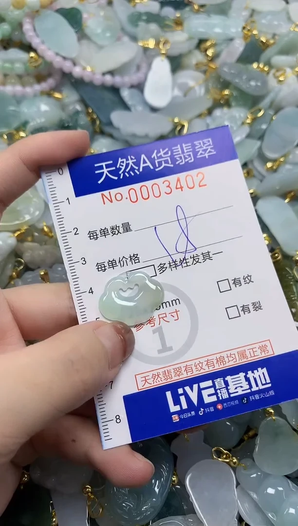颈饰未镶嵌翡翠天然A货翡翠