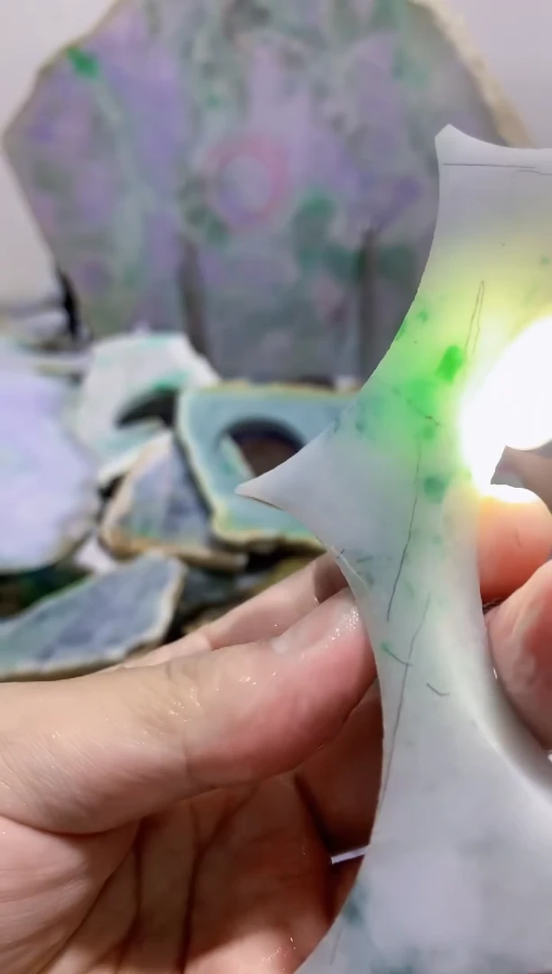 裸石翡翠0蒙0翡翠珠宝574