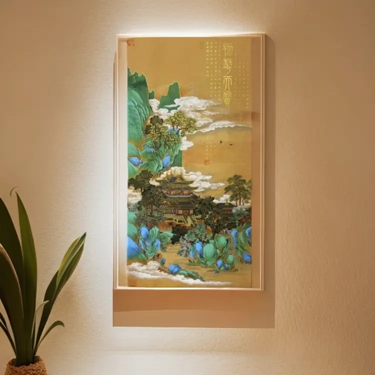 【手绘秘彩描金】物华天宝—胡墨—手绘国画