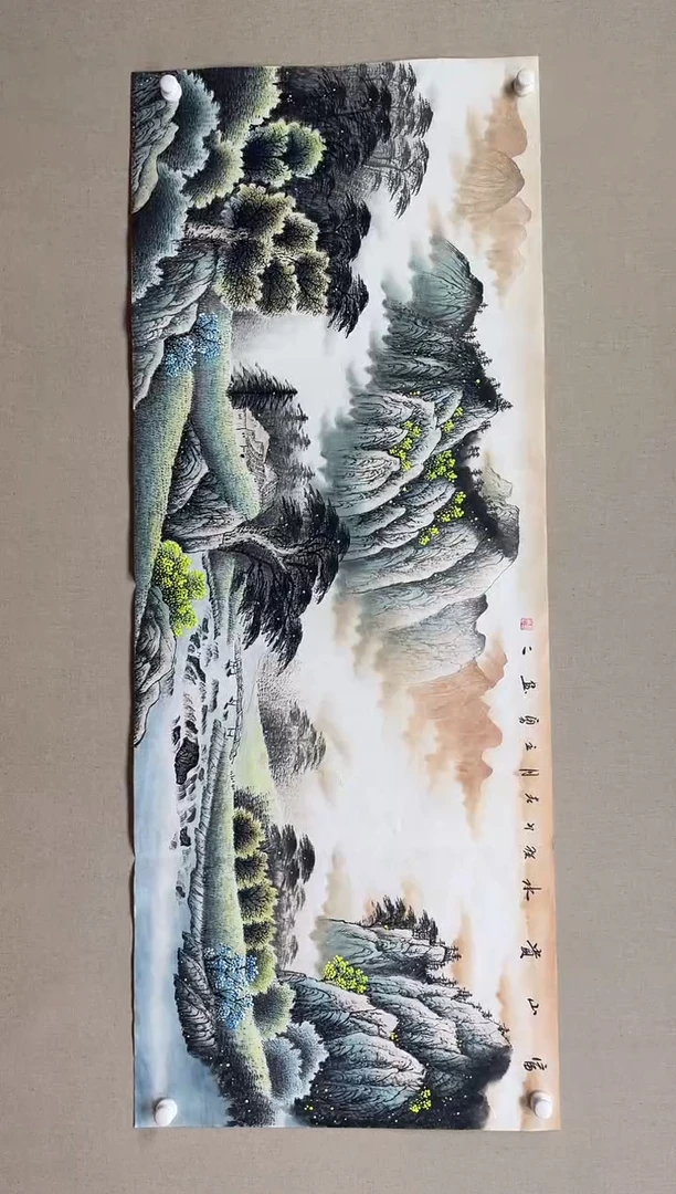 国画180*68 吴立勇吴立勇吴立勇吴立勇吴立勇