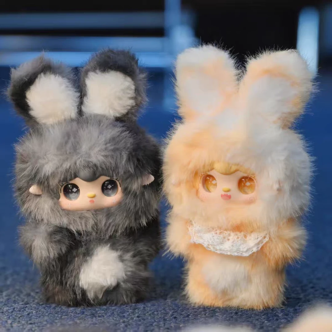 正版yooki氧氧跳一跳小兔盲盒毛绒玩偶公仔包包挂件女孩生日礼物