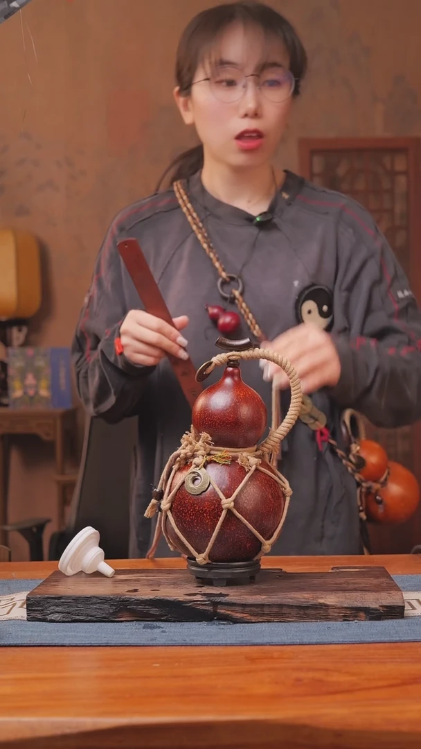 1950号链接精品大漆葫芦现货现发[一物一拍]