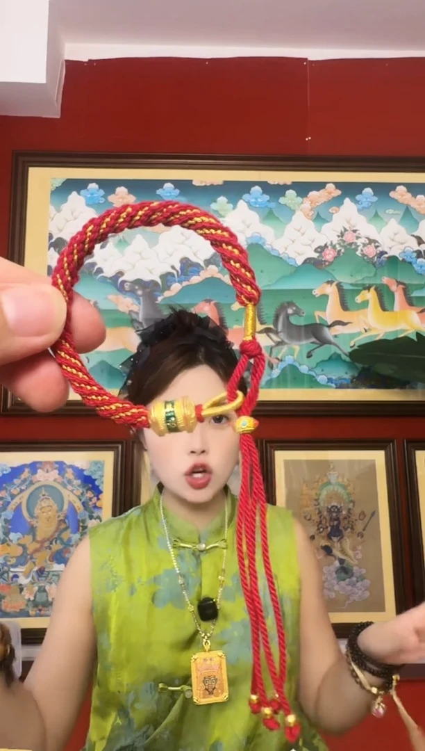 吊坠手链-热贡纯手绘唐卡多多