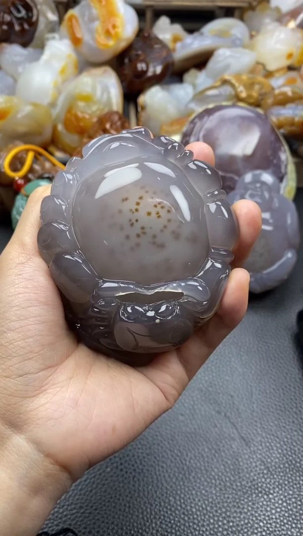 未镶嵌手把玛瑙/玉髓楠*00