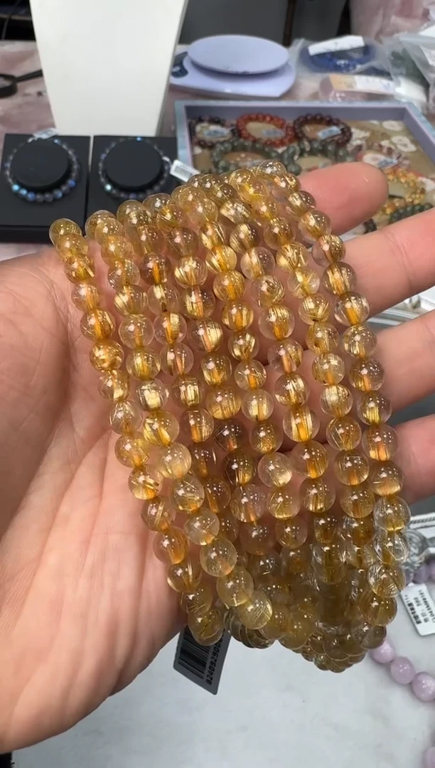 【闪购商品】水晶手链未镶嵌yw242约6mm多样性发一件