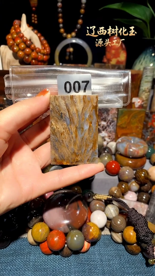 未镶嵌-硅化玉天然北票硅化玉吊坠