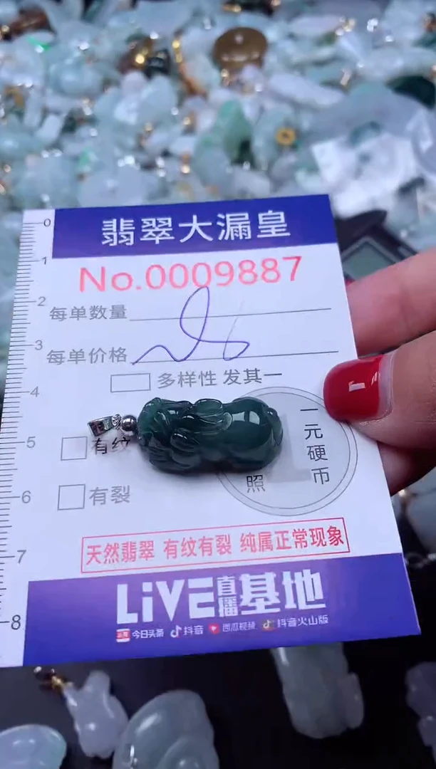 颈饰未镶嵌翡翠9887