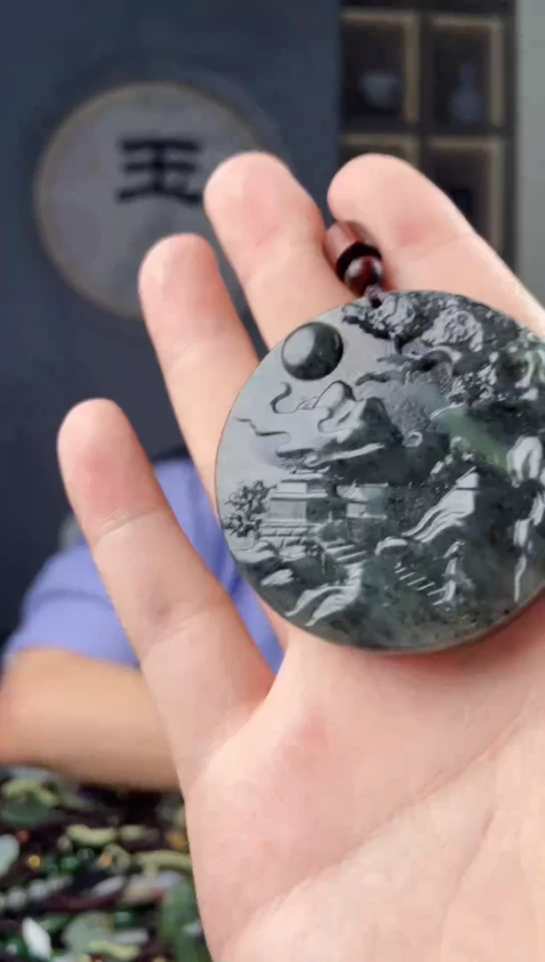 颈饰未镶嵌和田玉拍一发一，多样性发货