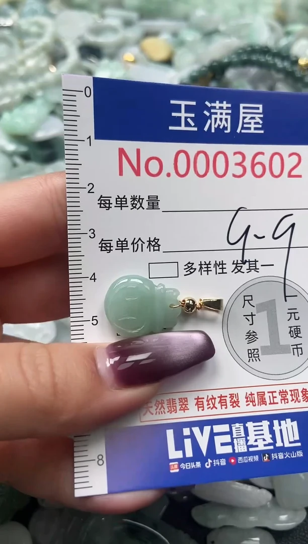 颈饰未镶嵌翡翠3602