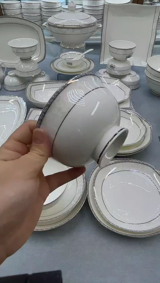 骨瓷玲珑5高10个