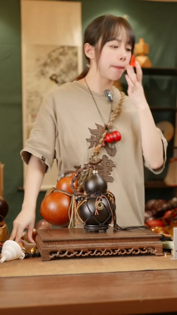 247号精品天然大漆酒葫芦一物一拍~