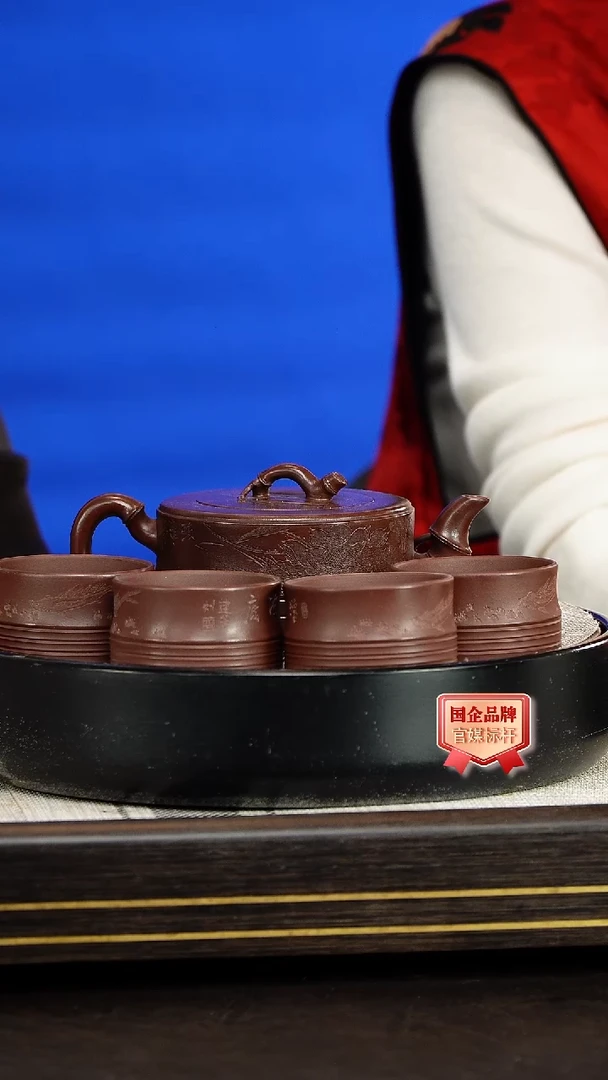 茶壶紫砂高建芳/竹节