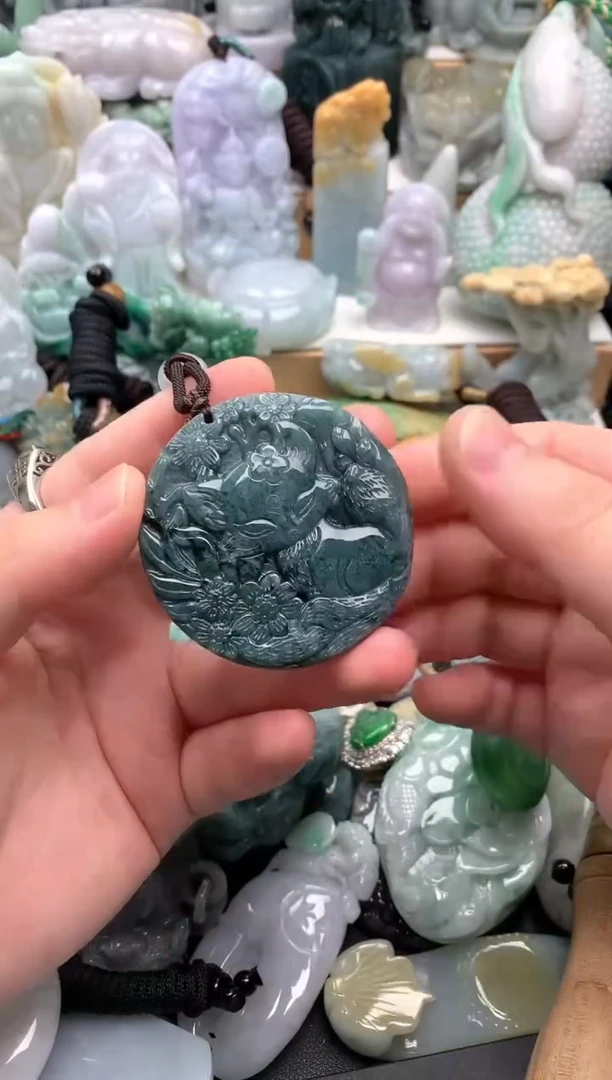 吊坠(不含链)未镶嵌翡翠1