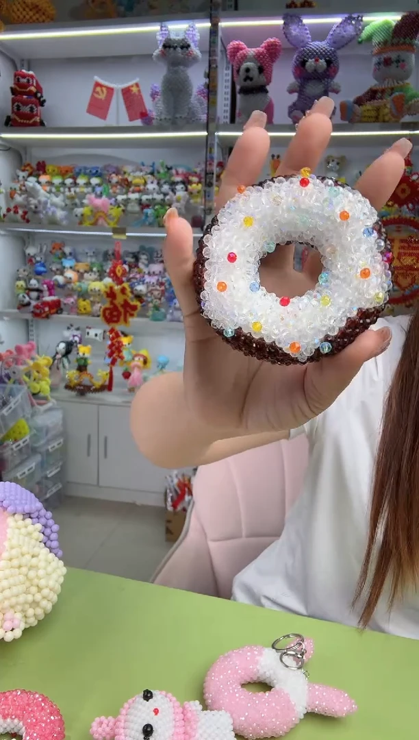 玻璃1869卡4水晶巧克力甜甜圈材料包1套