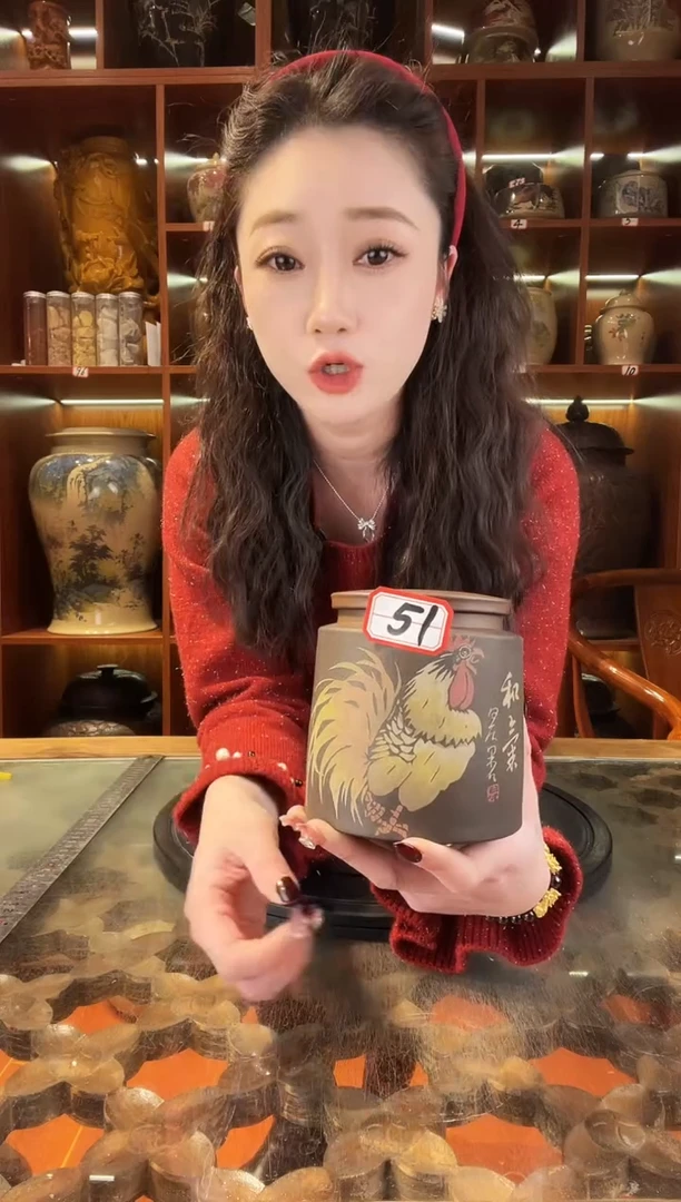 【闪购商品】缸云南建水紫陶小斗茶罐@51