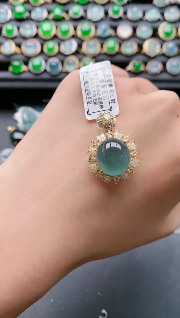 【闪购商品】翡翠戒指银S925镶嵌11111111