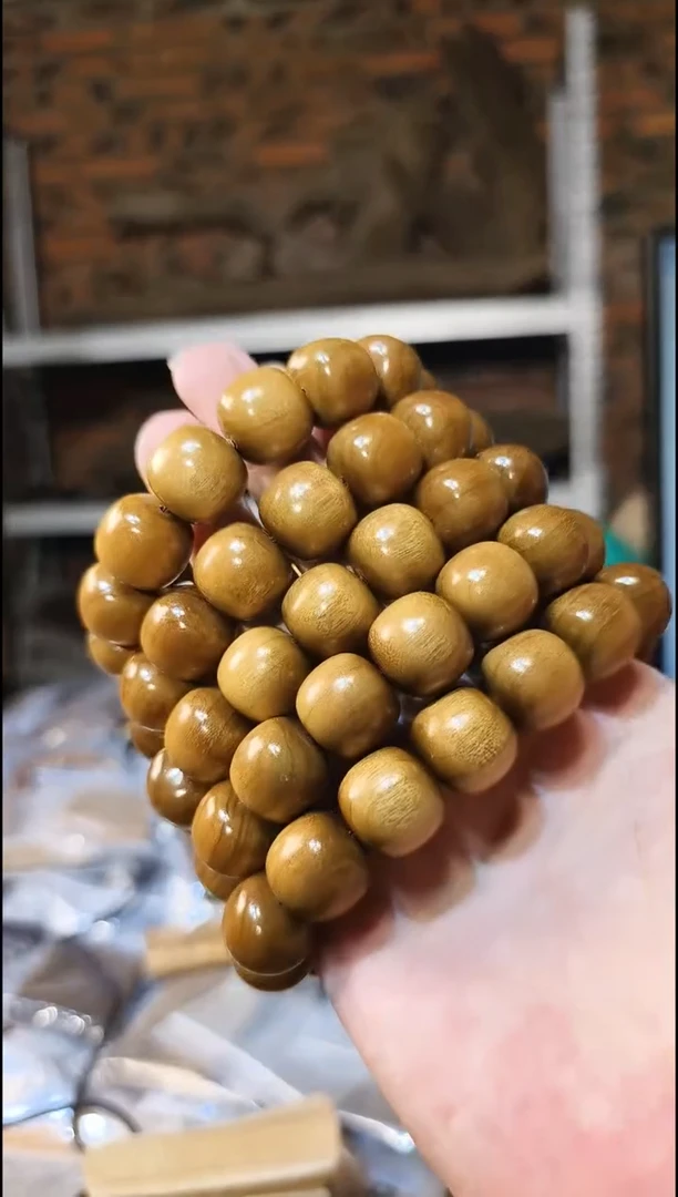 楠木（金丝楠）手串/手链1.5.1.6桶珠阴沉黄手串