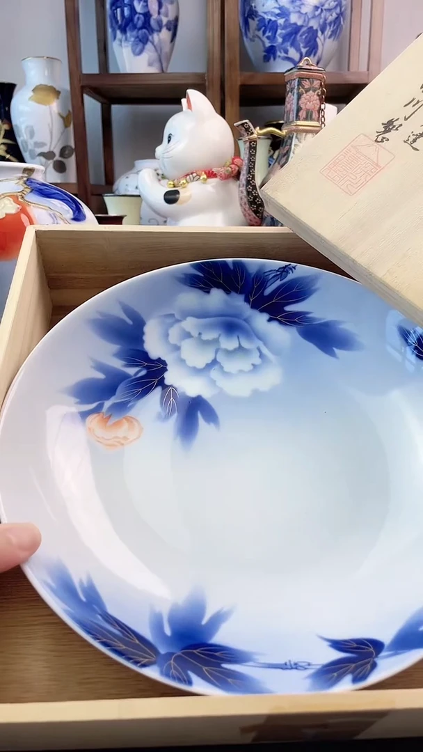 瓷片深川制青花大钵