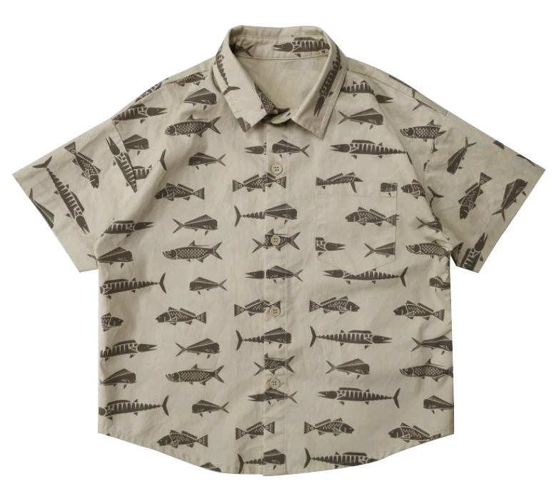 3-26小O爸男婴童 【福利专场】宝宝夏季薄款百搭衬衫儿童XBDXC570