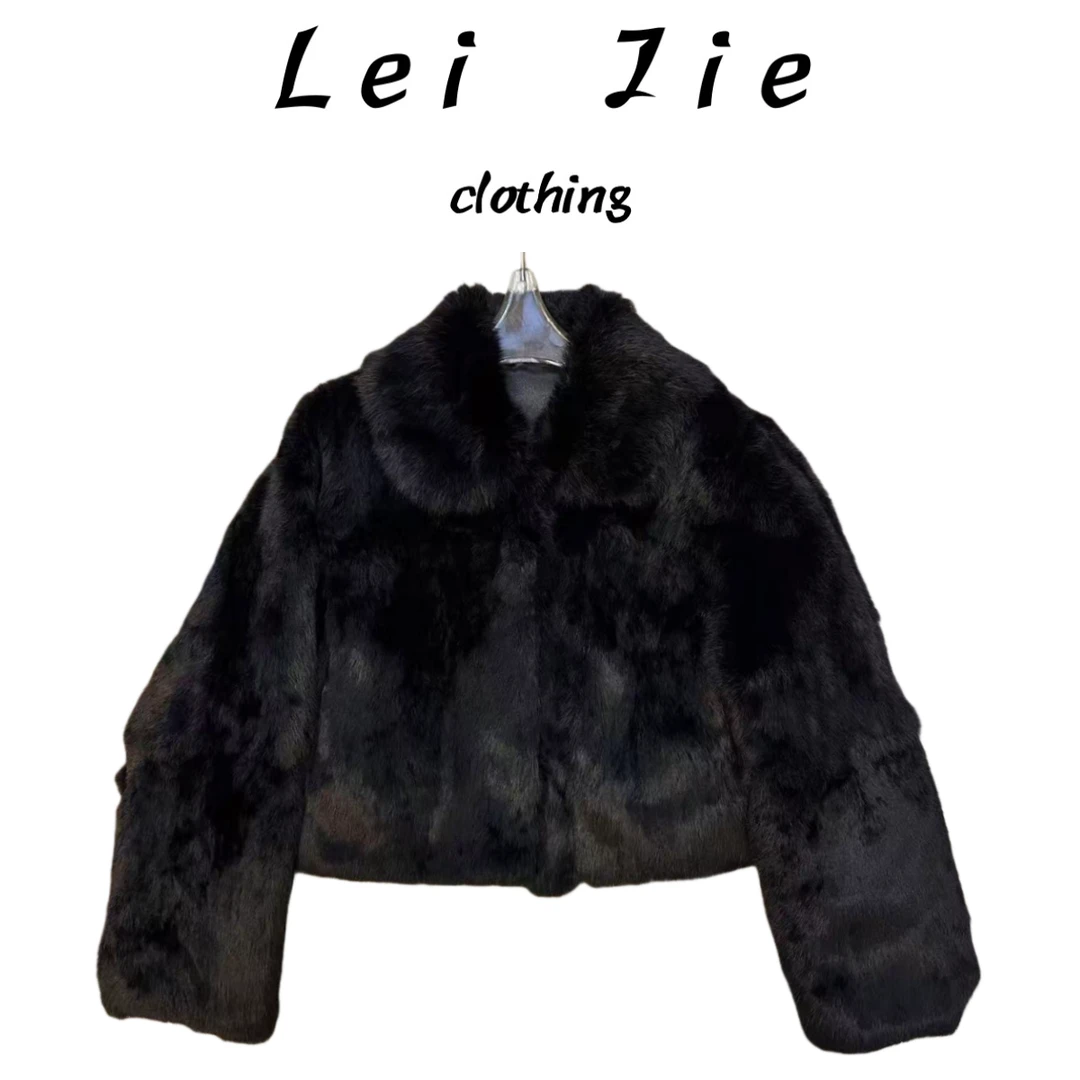 【Lei Jie】高级感经典千金毛毛外套226