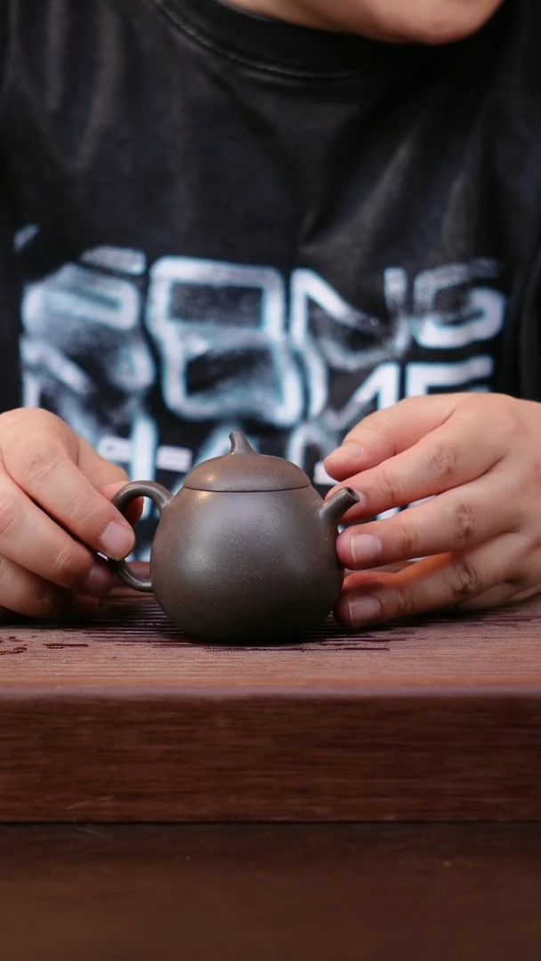 原矿紫砂壶茄瓜壶