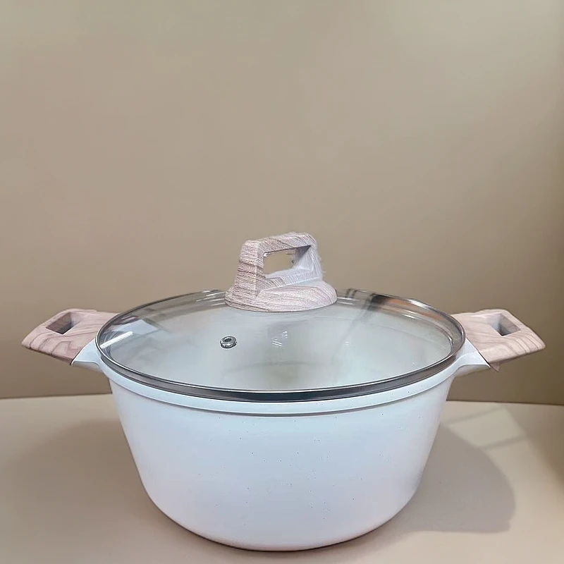 卡家麦饭石24cm加深汤锅不挑灶具