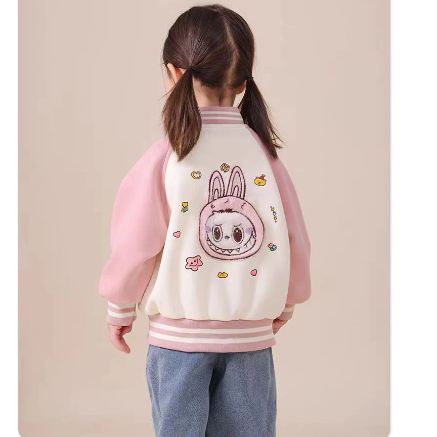 女童棒球服秋款外套2025新款可爱洋气秋季上衣时髦女孩秋装童装