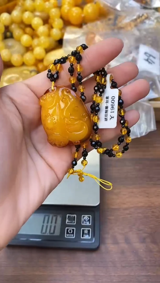 裸石琥珀未镶嵌天然琥珀蜜蜡