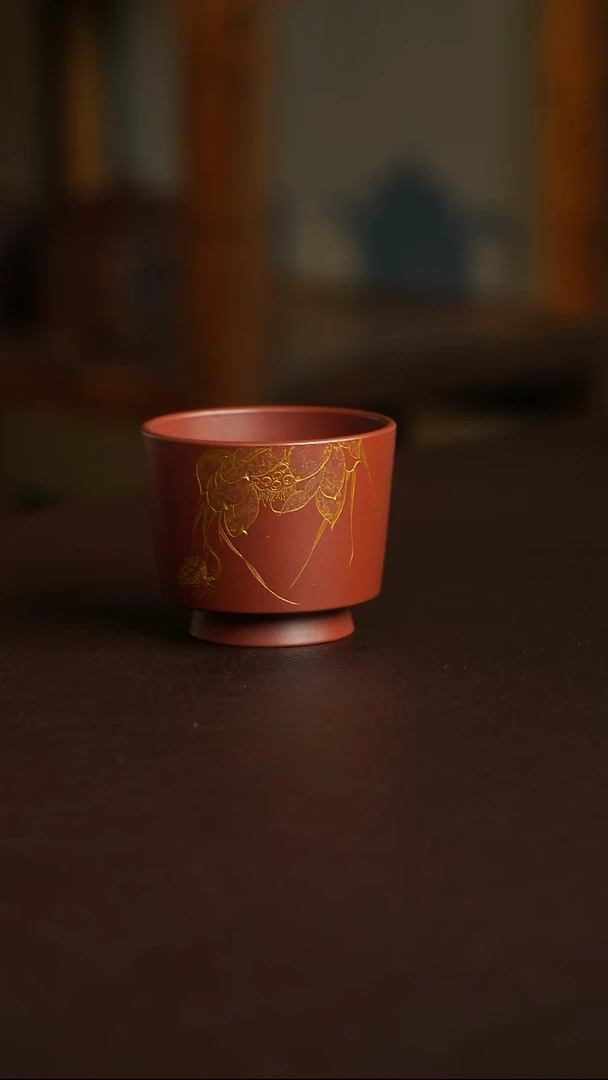 茶杯紫砂19号宜兴原矿紫砂作品