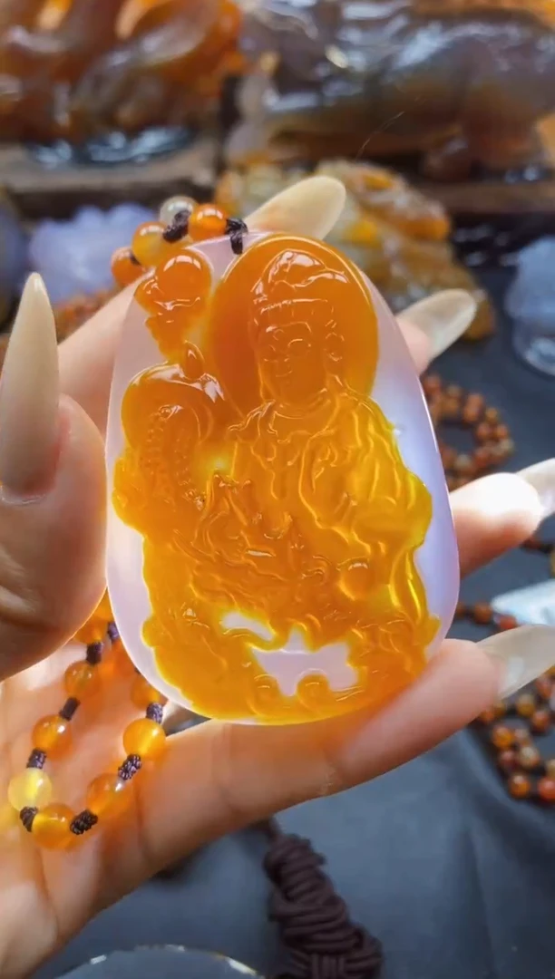 玛瑙/玉髓挂件未镶嵌ll