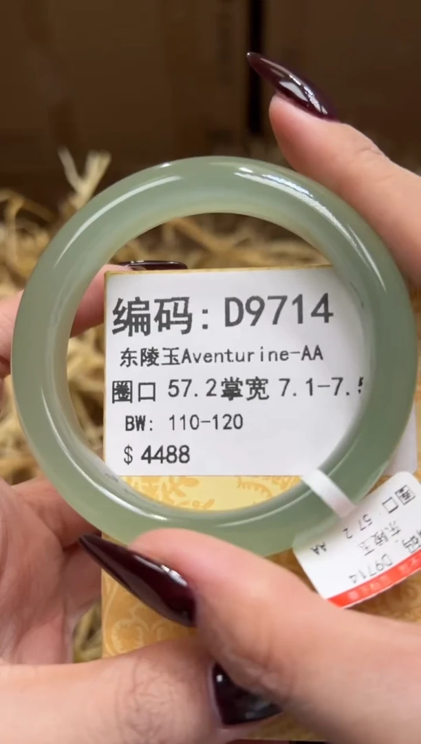 未镶嵌手镯石英质玉D9714