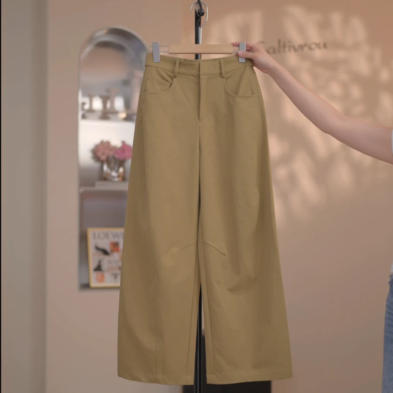 【越越】高腰时尚显瘦百搭休闲裤-K18038