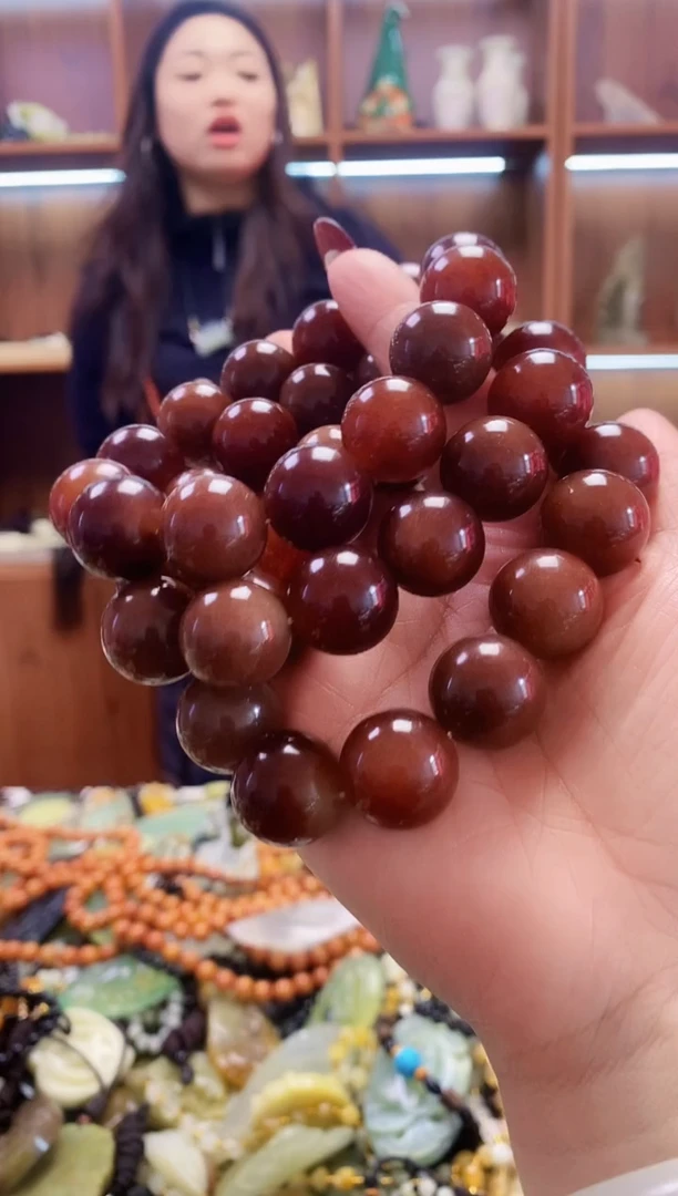 未镶嵌蛇纹石玉手串多发性拍其一