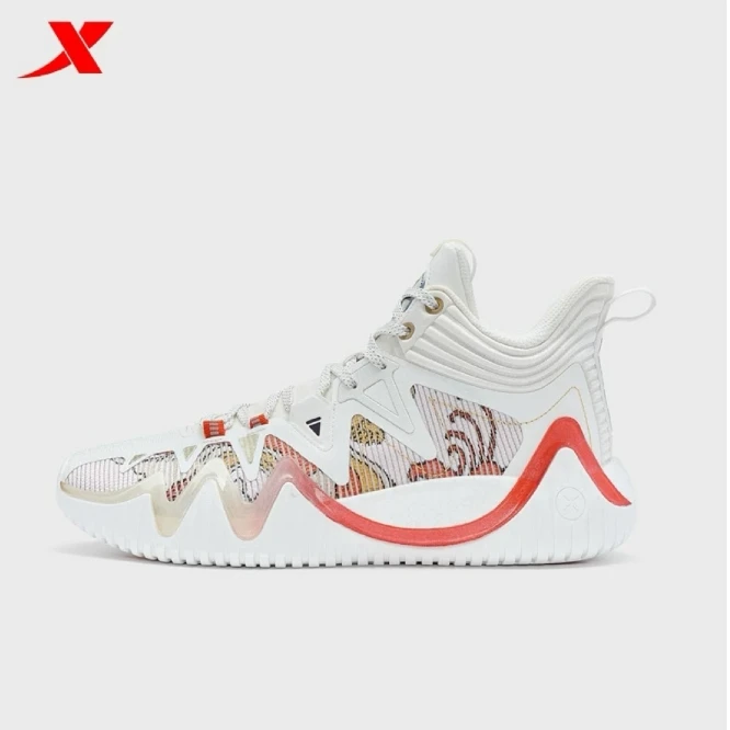 特步凌刃一代 篮球男耐磨防滑减震鞋976119120020