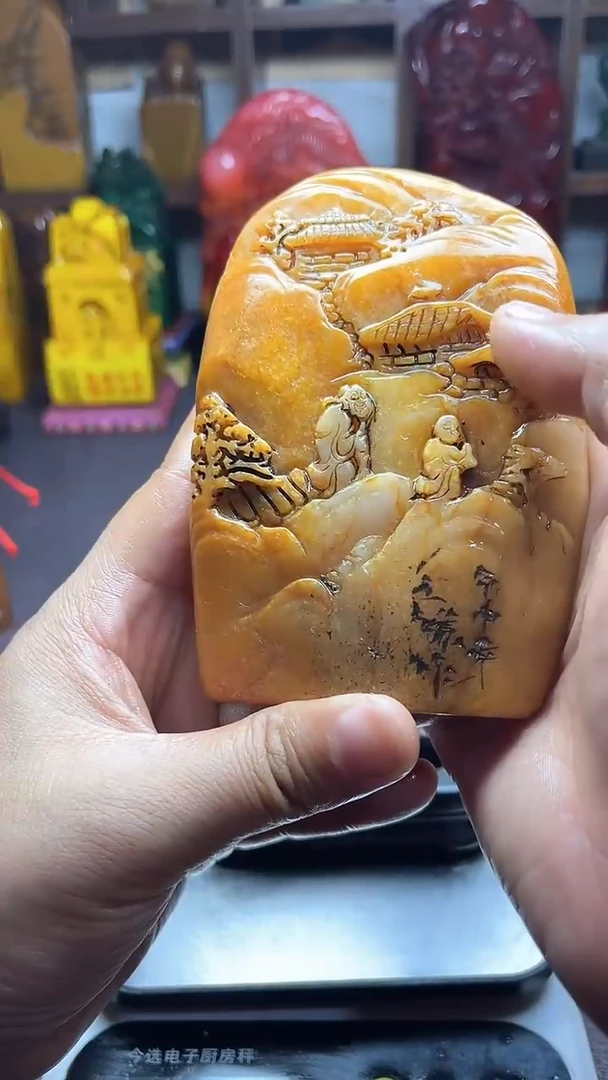 寿山石印石纯天然石料