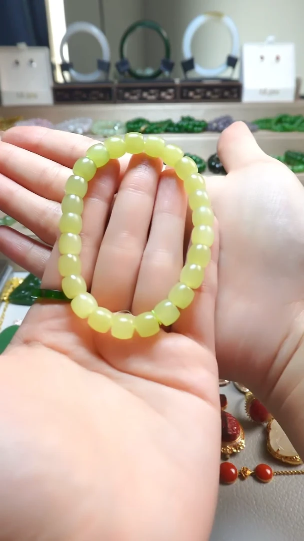 手串未镶嵌和田玉新疆黄口