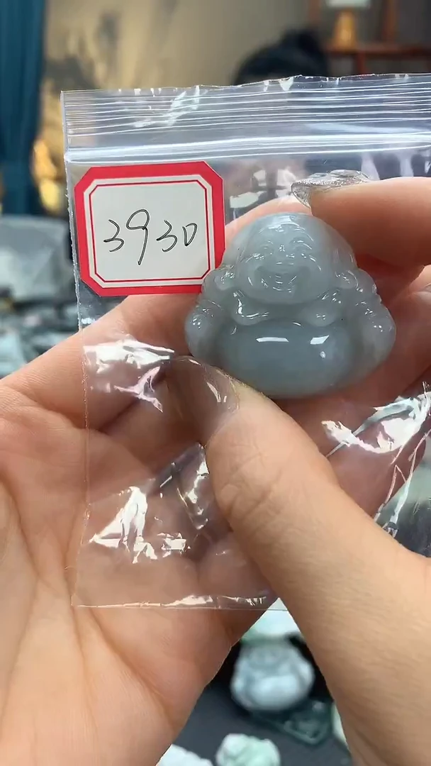 颈饰未镶嵌翡翠佛公3930