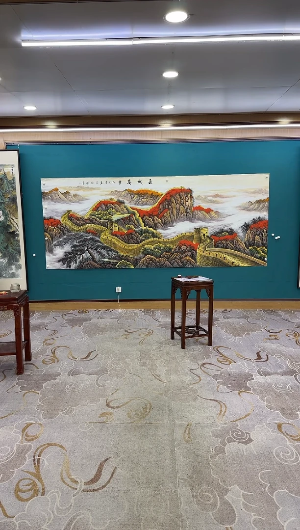 绘画绘画Y-王红兵-大丈二-山水画