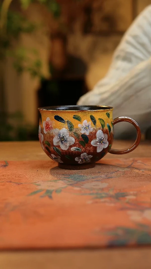 【闪购商品】瓷片1941景德镇手工手绘釉下彩高温瓷