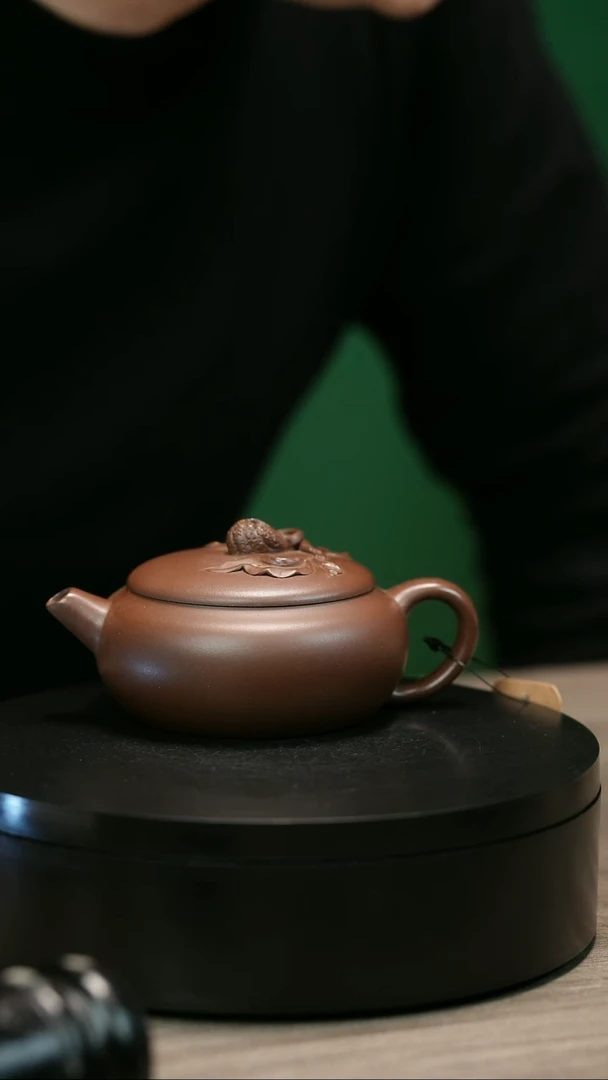茶壶紫砂闽***鼻H2323赵信军底槽青佛手