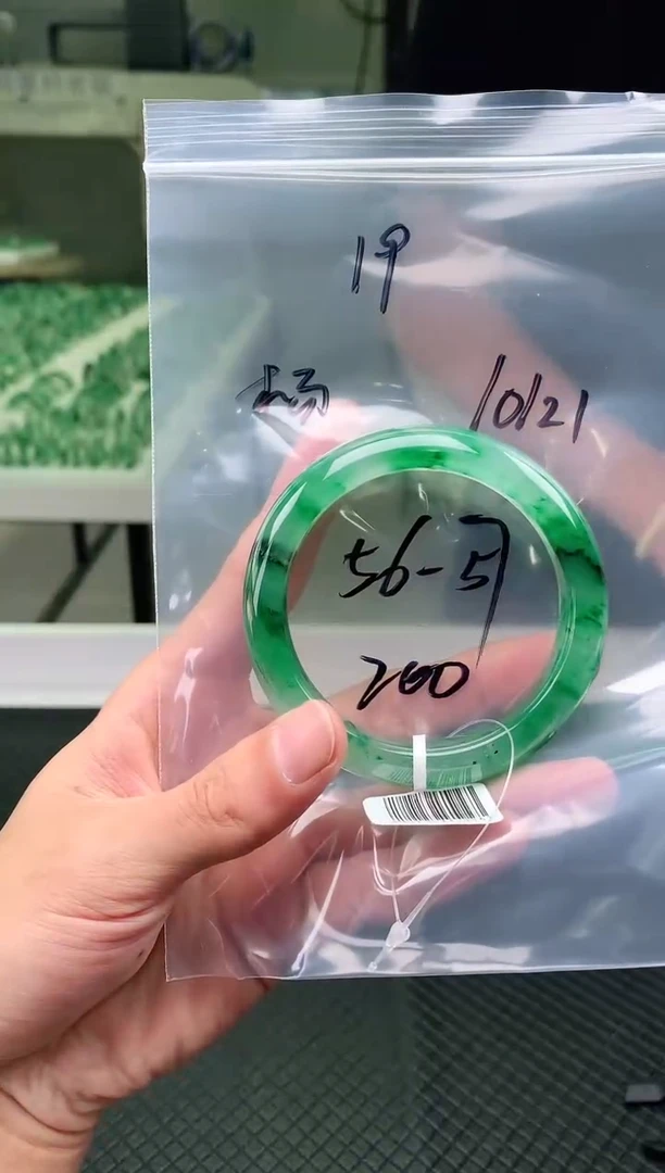 未镶嵌戒圈石英质玉天然非洲翠手镯56-57圈口19号