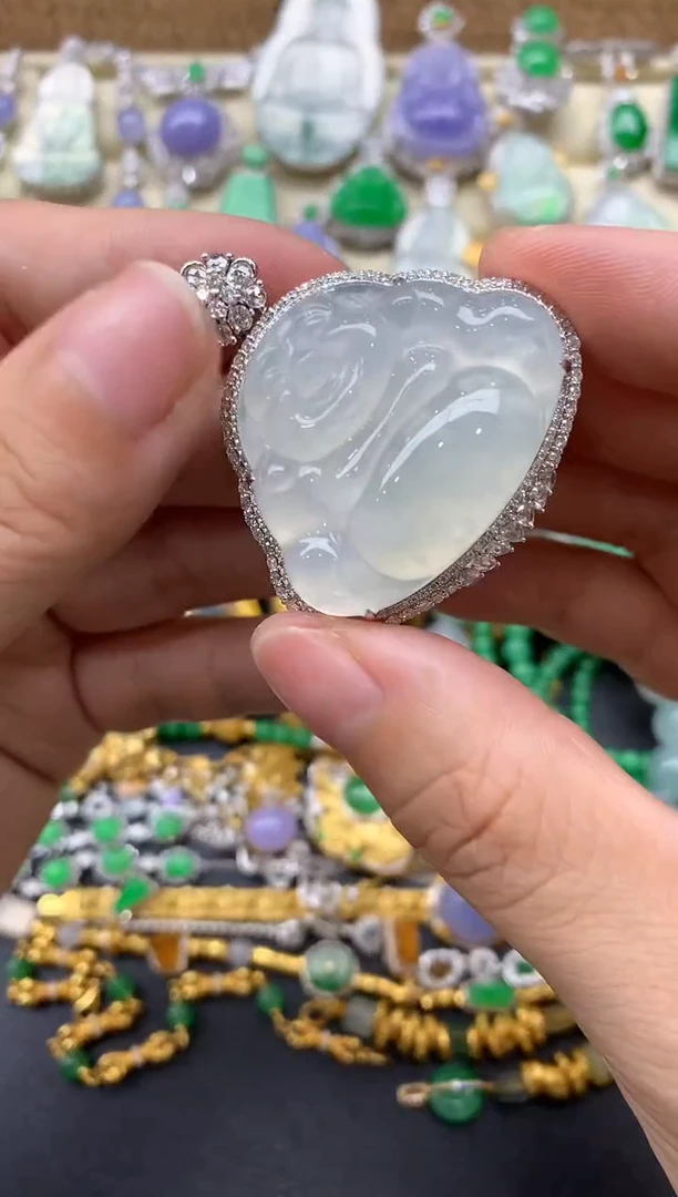 【闪购商品】翡翠颈饰18K金镶嵌253-中国好珍宝